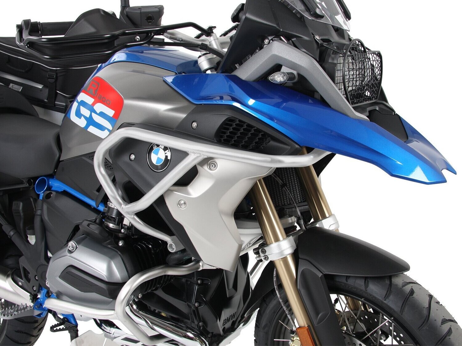 Hepco&Becker BMW R 1200 GS LC (2017-2018) Tankschutzbügel, Farbe: Silber, Material: Stahl