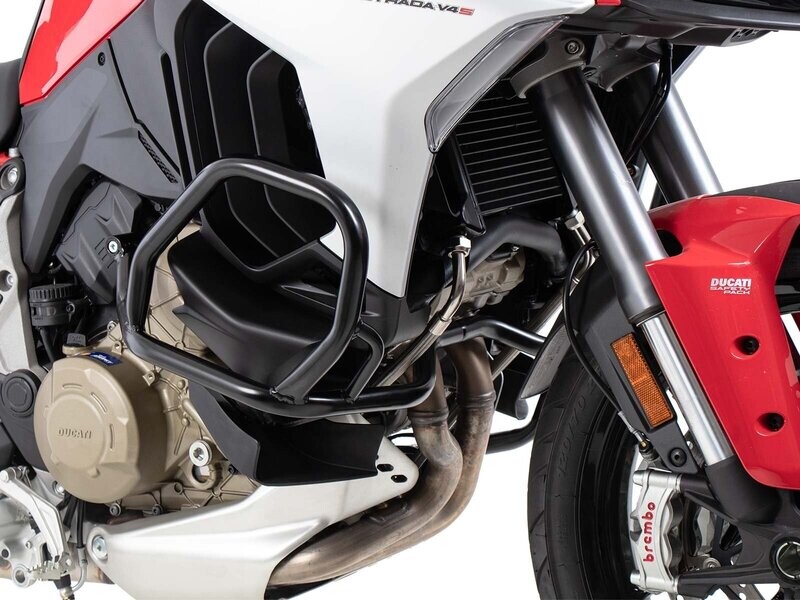 Hepco&Becker Ducati Multistrada V4 / S / S Sport (2021-) Motorschutzbügel rot / schwarz