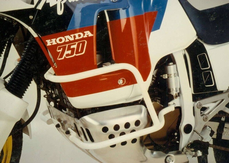 Hepco&Becker Honda XRV 650/750 (1988-1992) Motorschutzbügel weiß / schwarz