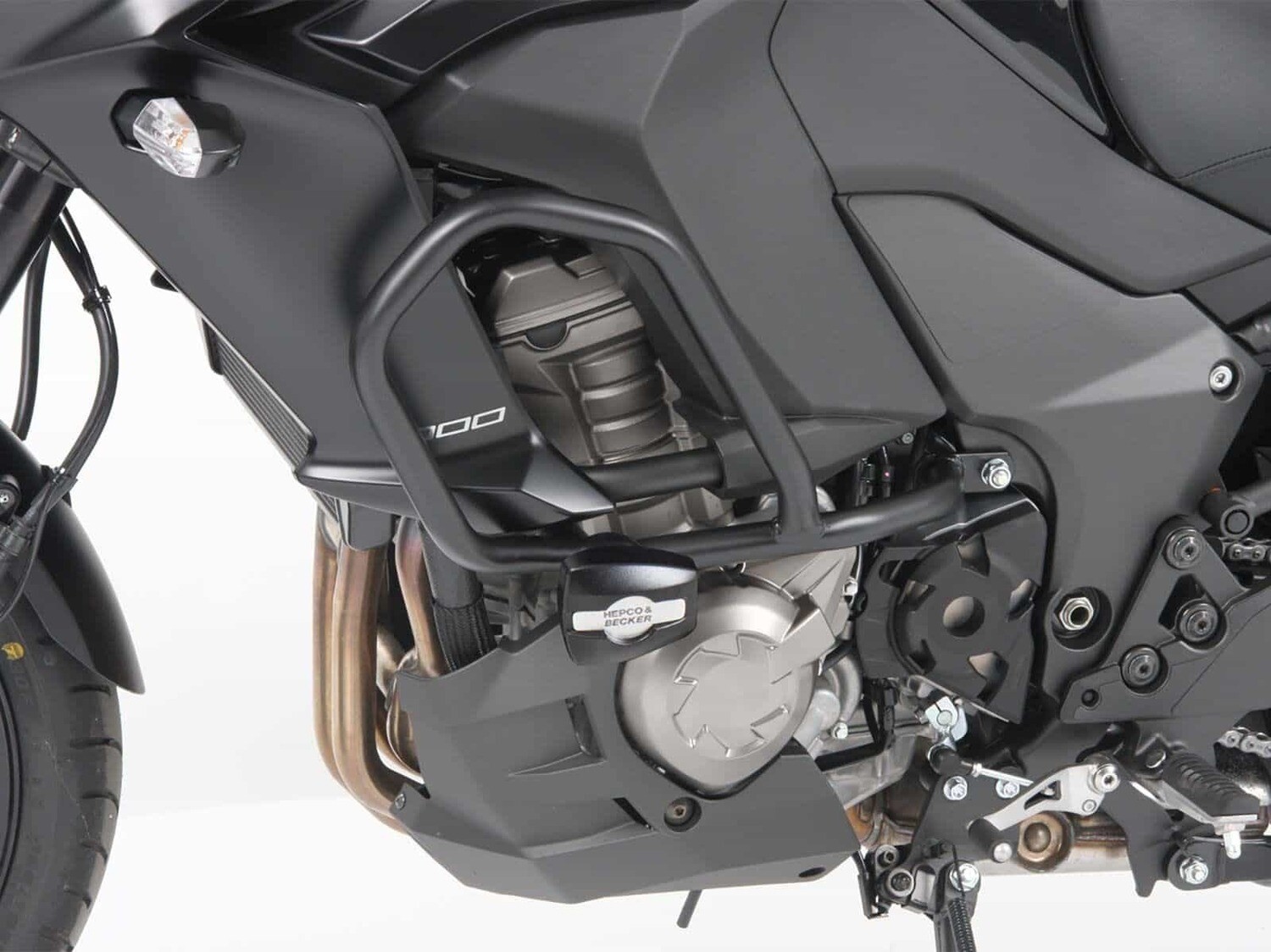 Hepco&Becker Kawasaki Versys 1000 (2015-2018) Motorschutzbügel inkl. Protectionpad schwarz