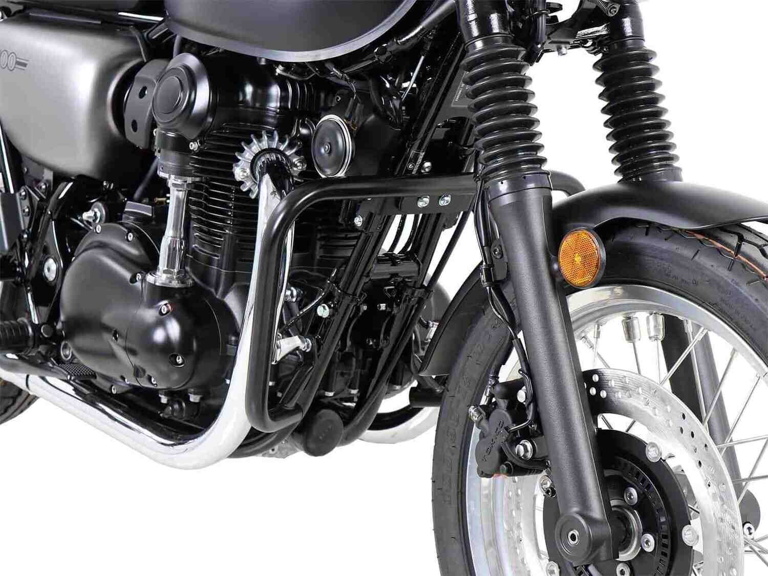 Hepco&Becker Kawasaki W 800 Street / Cafe / Standard (2019-) Motorschutzbügel schwarz / chrom
