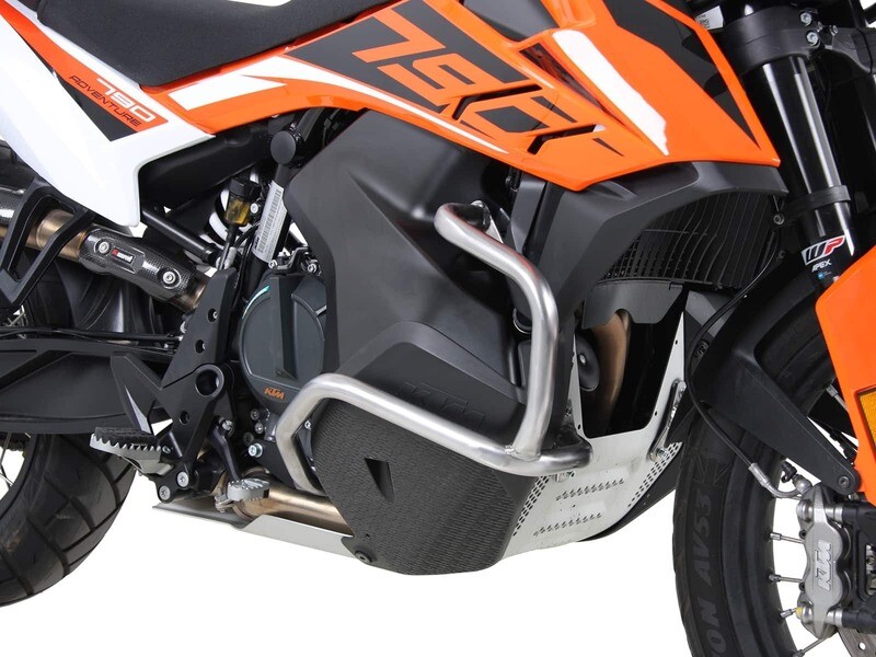 Hepco&Becker KTM 790 Adventure/R (2019-) Motorschutzbügel schwarz/orange/edelstahl