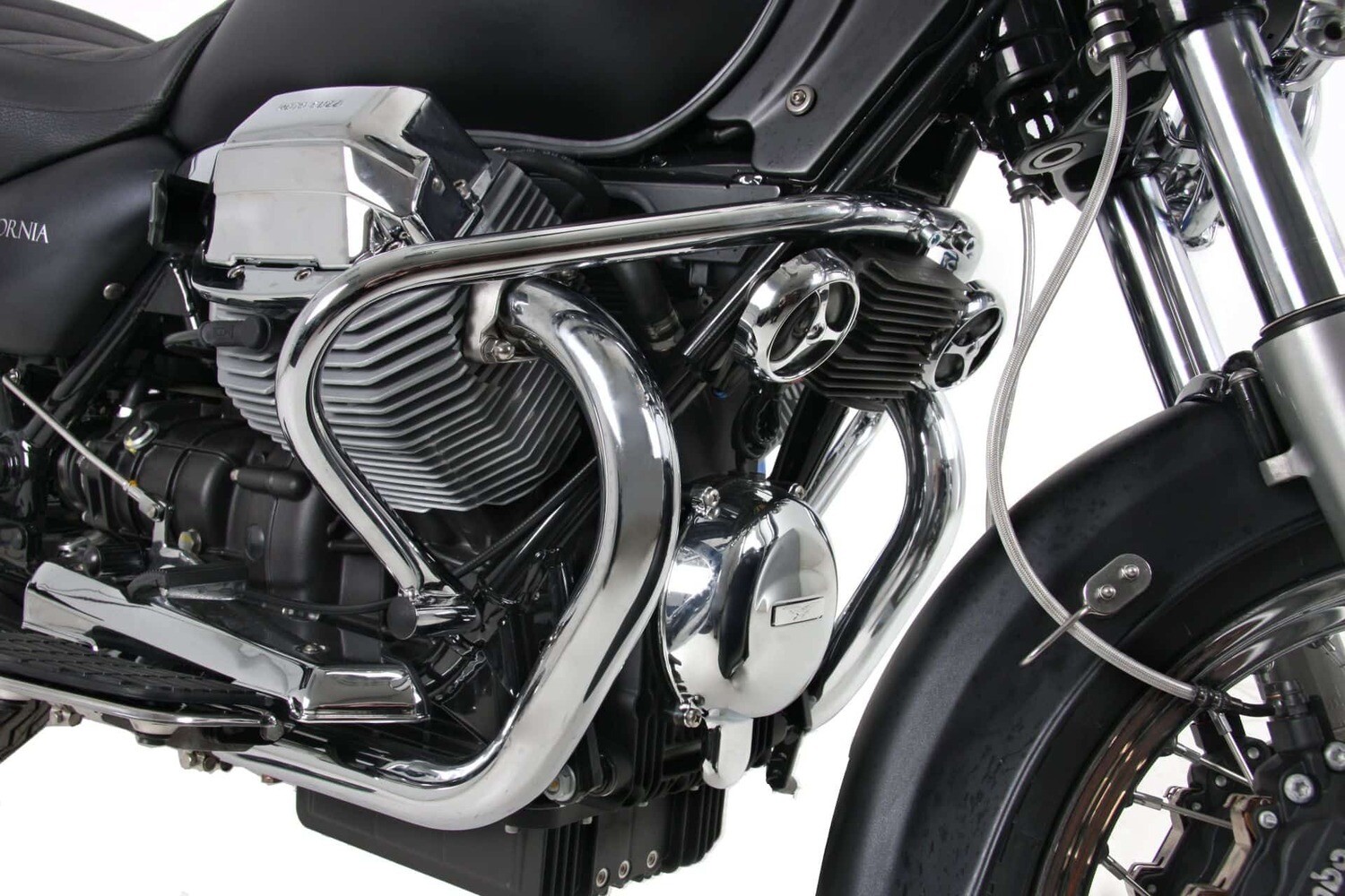 Hepco&Becker Moto Guzzi California Aquilia Nera (2006-) Motorschutzbügel chrom