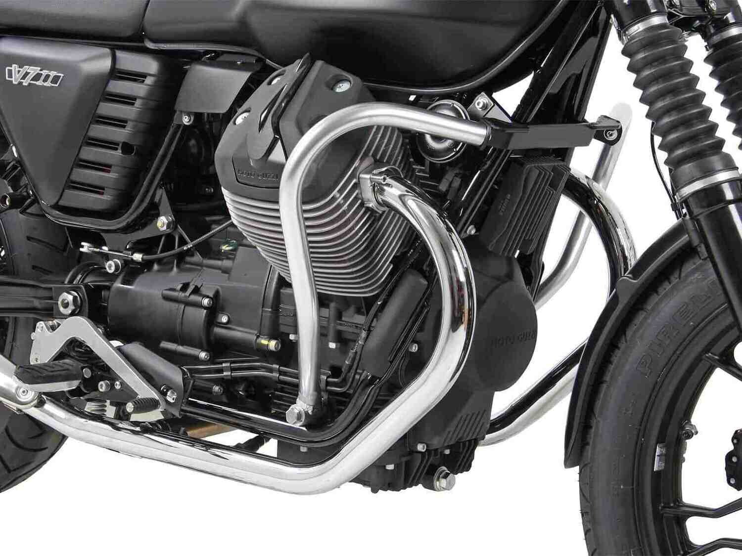 Hepco&Becker Moto Guzzi V 7 II (2015-2016) Motorschutzbügel chrom/schwarz