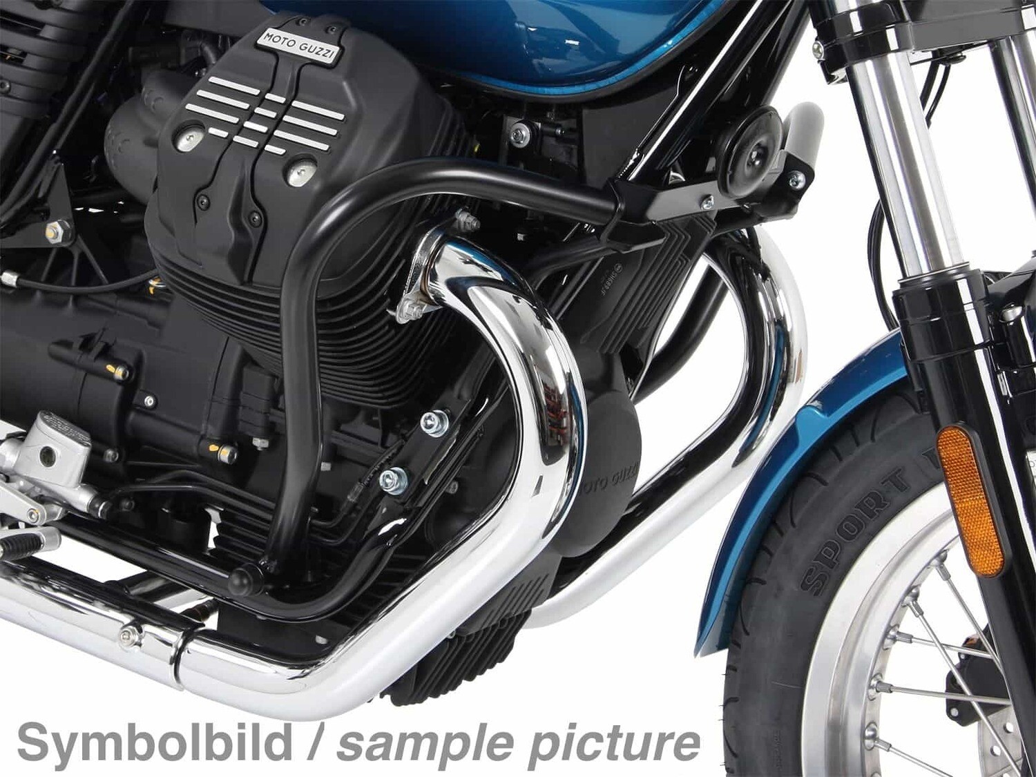 Hepco&Becker Moto Guzzi V7 III (Stone, Special, Anniversario, Racer) (2017-2020) Motorschutzbügel chrom