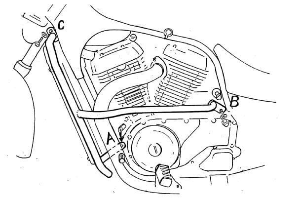Hepco&Becker Suzuki VS 600 (1995-1997) Motorschutzbügel chrom Hepco&Becker Suzuki VS 600 (1995-1997) Motorschutzbügel chrom