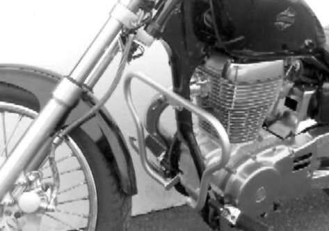 Hepco&Becker Suzuki LS 650 (1986-2000) Motorschutzbügel chrom