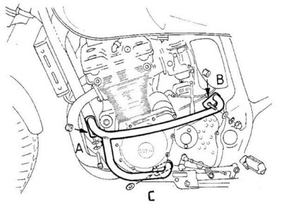 Hepco&Becker Suzuki GSX 1200 (1999-2000) Motorschutzbügel chrom Hepco&Becker Suzuki GSX 1200 (1999-2000) Motorschutzbügel chrom