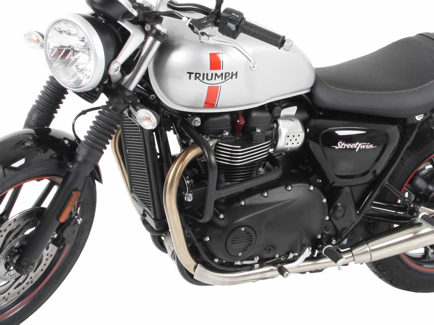 Hepco&Becker Triumph Street Twin (2016-) Motorschutzbügel chrom/schwarz