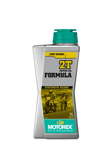 MOTOREX FORMULA 2T Modernes, synthetisches Motorenoel für 2-Takt-Motorräder 1 Liter MOTOREX FORMULA 2T Modernes, synthetisches Motorenoel für 2-Takt-Motorräder 1 Liter