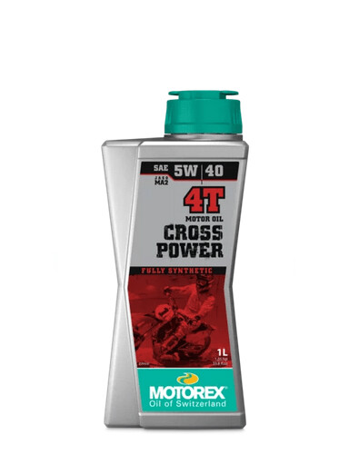 MOTOREX CROSS POWER 4T SAE 5W/40 MA2, Gebinde: 1 Liter