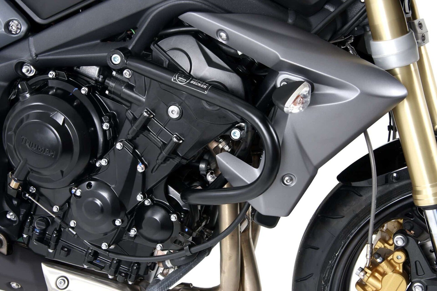 Hepco&Becker Triumph Street Triple 675/R (2013-2016) Motorschutzbügel schwarz
