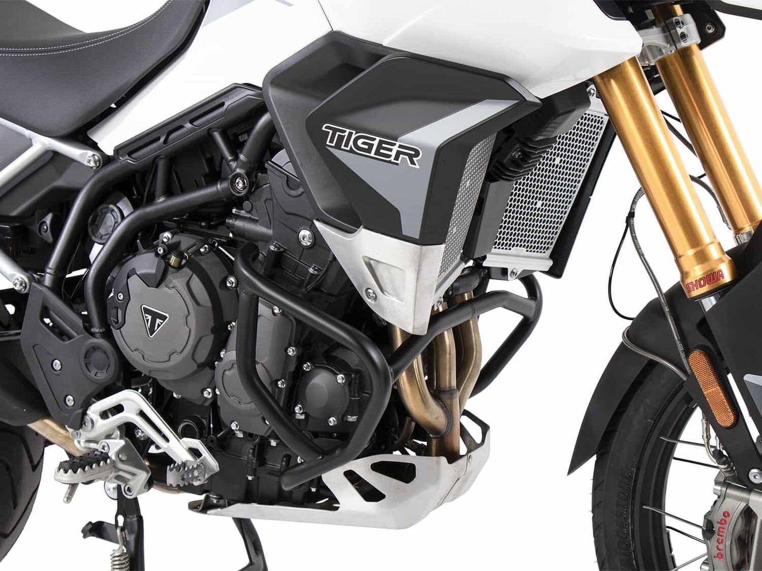 Hepco&Becker Triumph Tiger 850 Sport (2021-) Motorschutzbügel schwarz/weiß