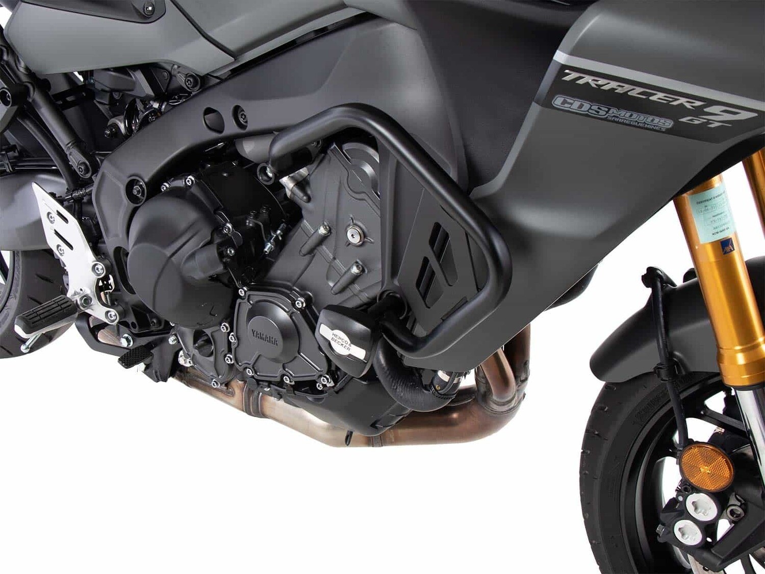 Yamaha Tracer 9 / GT (2021-) Motorschutzbügel inkl. Protectionpad schwarz