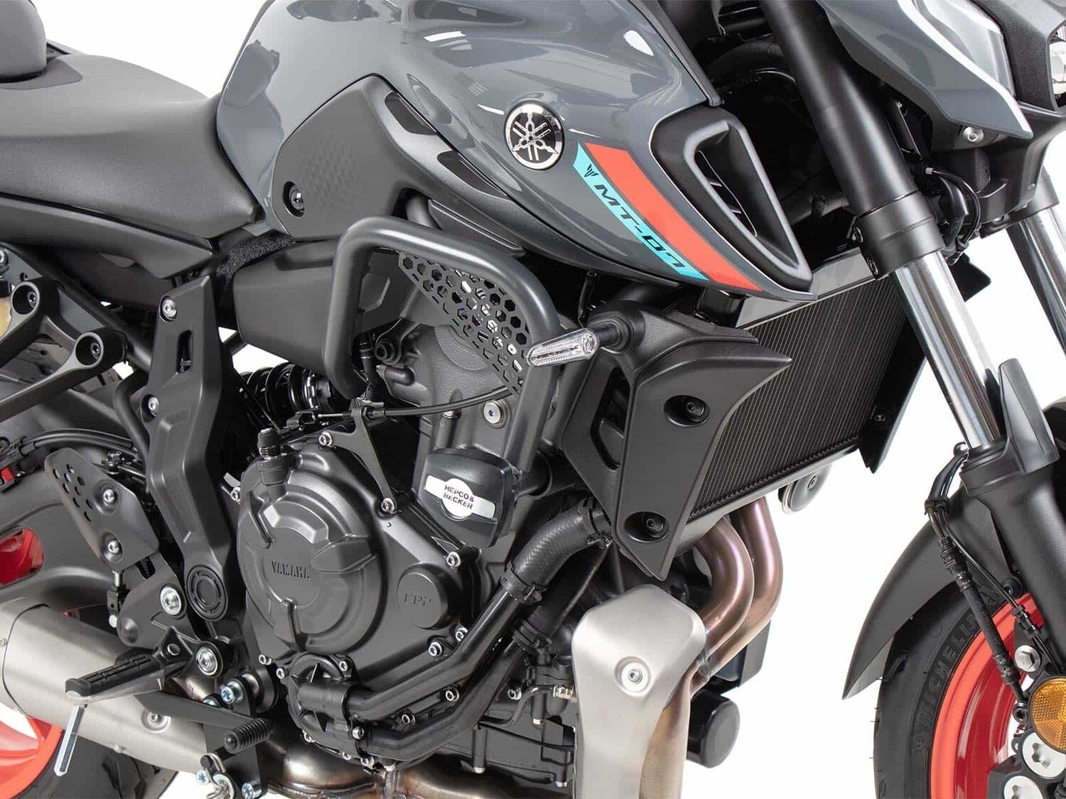 Hepco&Becker Yamaha MT-07 (2021-) Motorschutzbügel inkl. Protectionpad anthrazit