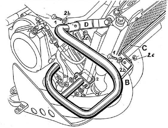Hepco&Becker Yamaha XTZ 750 Super Ténéré (1989-1997) Motorschutzbügel schwarz
