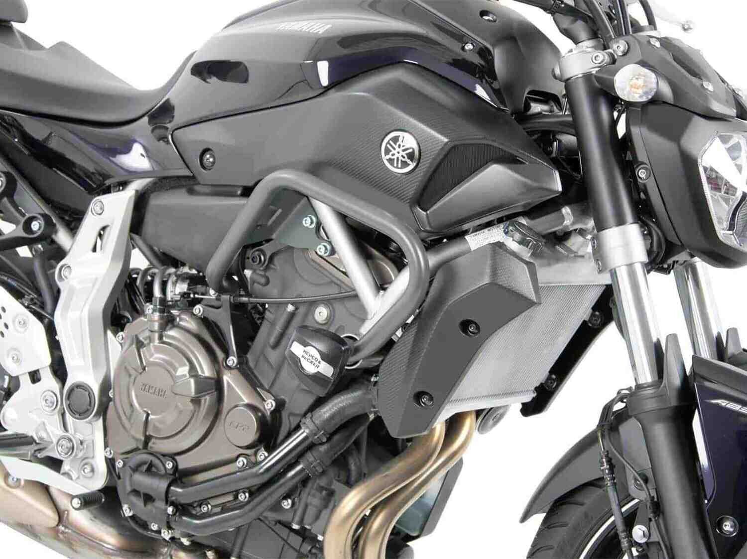 Hepco&Becker Yamaha MT-07 (2014-2017) Motorschutzbügel inkl. Protection Pad anthrazit
