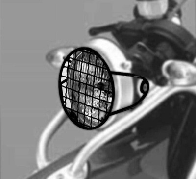 Hepco&Becker BMW HP 2 (2005-2008) Lampenschutzgitter schwarz