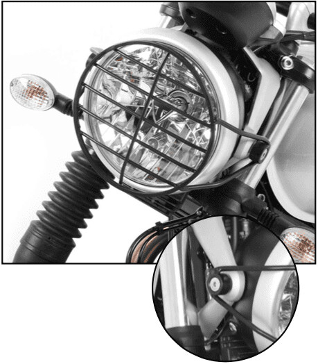 Hepco&Becker Triumph Street Twin (2016-) Lampenschutzgitter schwarz