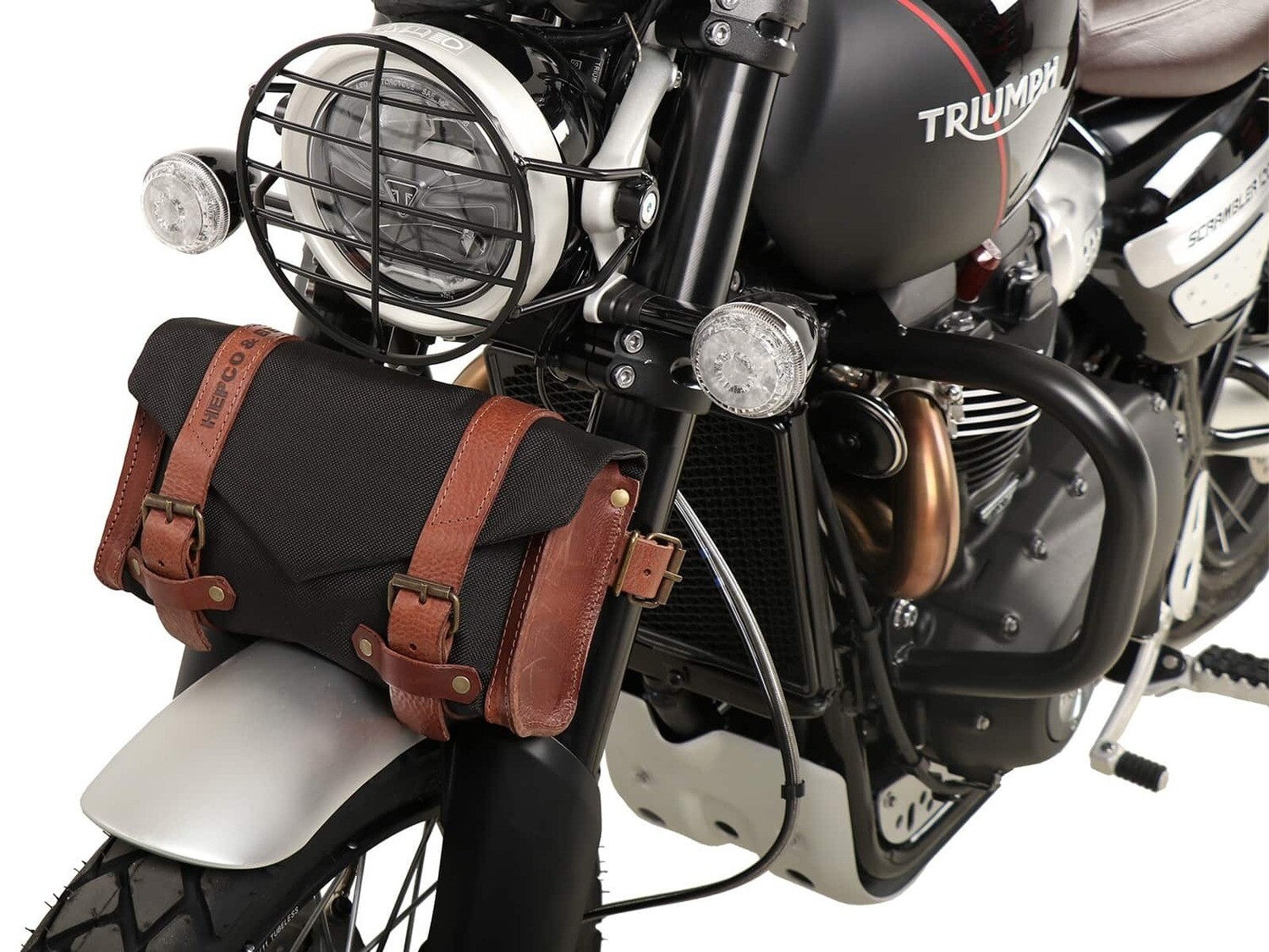Hepco&Becker Triumph Scrambler 1200 XC (2019-) Lampenschutzgitter schwarz