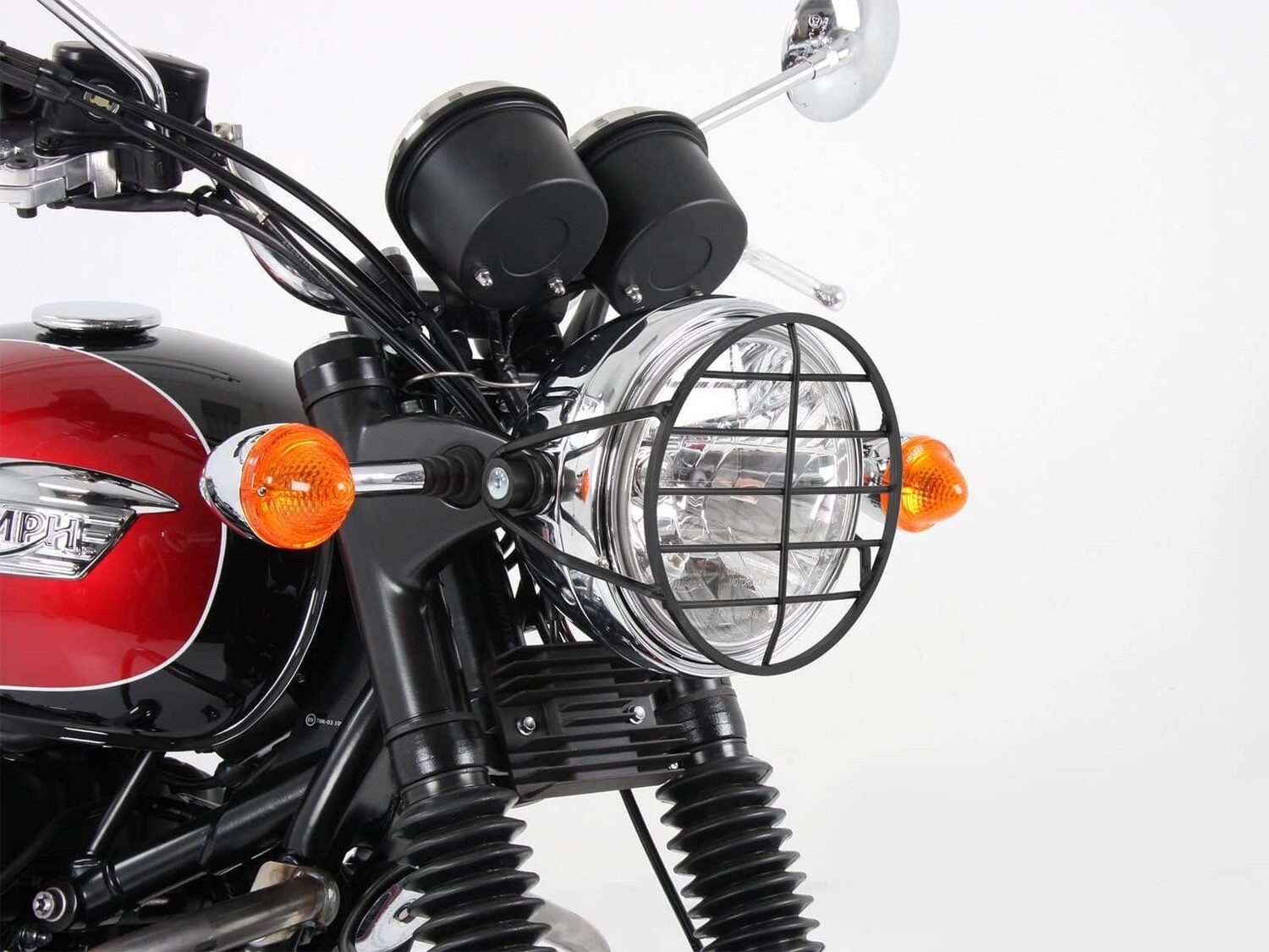 Hepco&Becker Triumph Bonneville/T 100 (2002-2016) Lampenschutzgitter schwarz