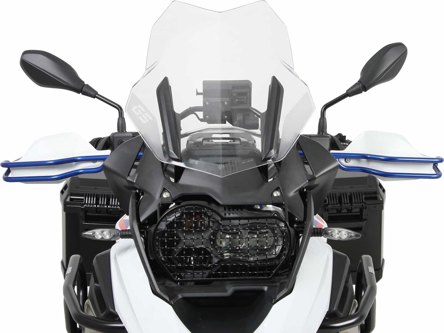 Hepco&Becker BMW R 1200 GS Adventure ab Bj. 2014 Griffschutz (links + rechts) metallic blau
