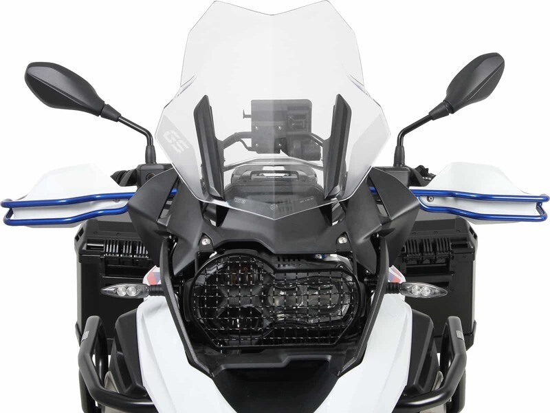 Hepco&Becker BMW R 1200 GS Adventure ab Bj. 2014 Griffschutz (links + rechts) metallic blau