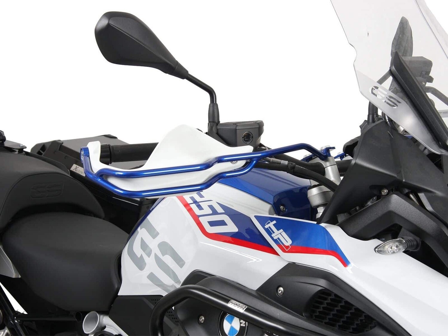 Hepco&Becker BMW R 1250 GS Adventure (2019-) Griffschutz (links + rechts) metallic-blau