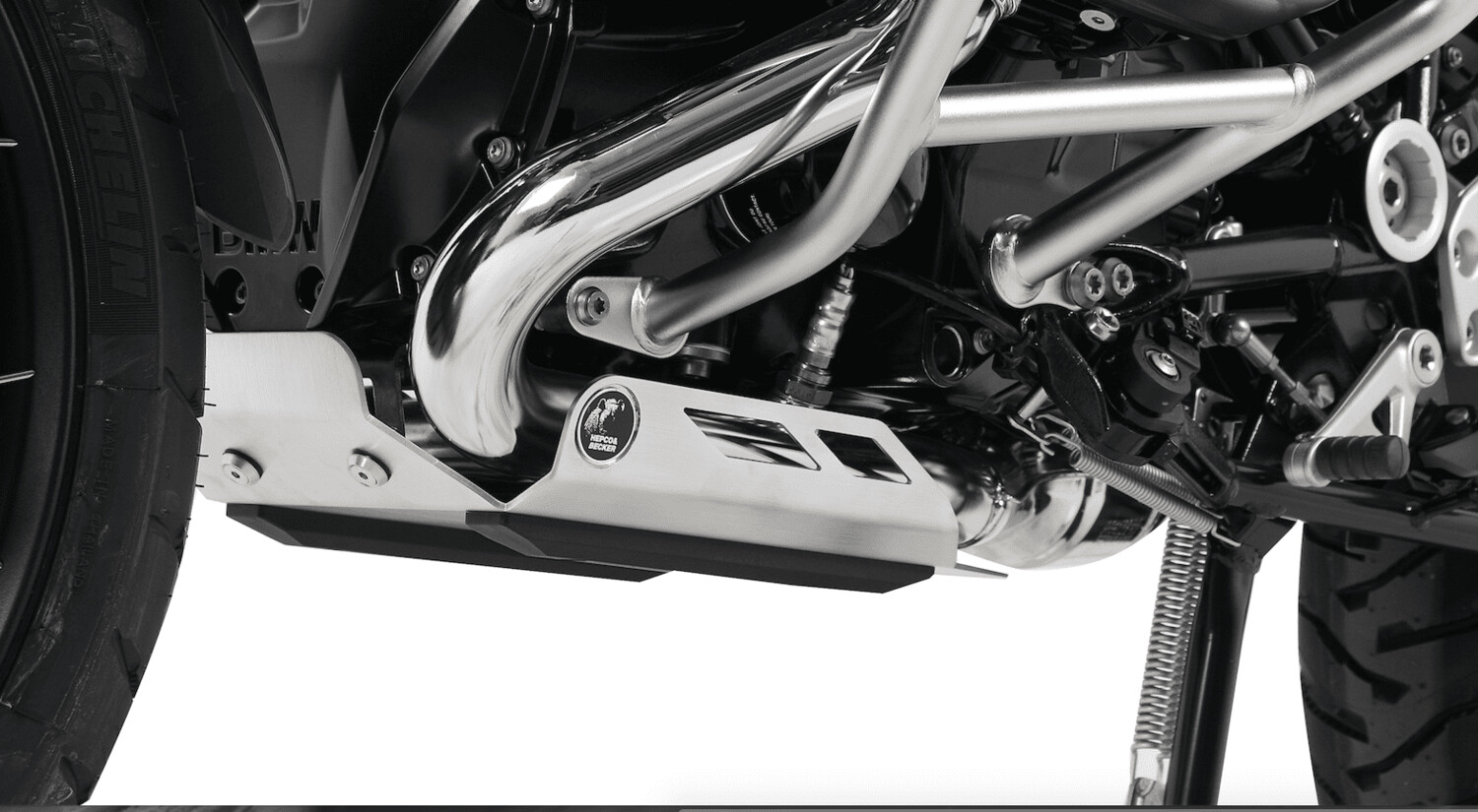 Hepco&Becker BMW R 1200 GS Adventure (2014-2018) Motorschutzplatte silber