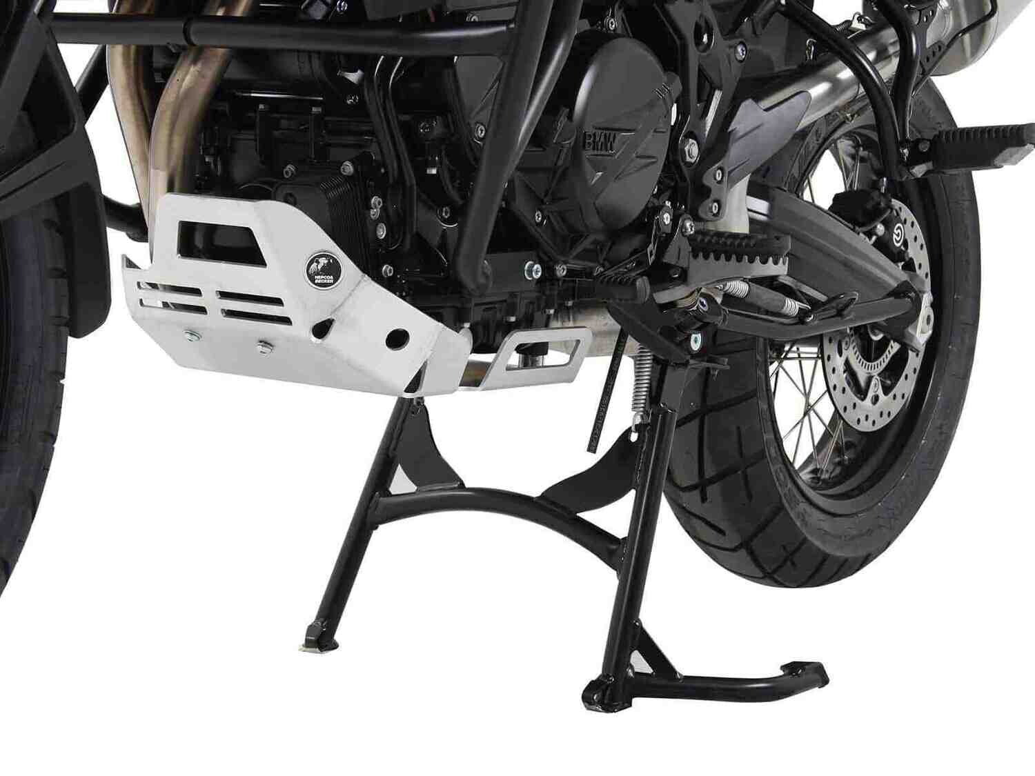 Hepco&Becker BMW F 800 GS Adventure (2013-2018) Motorschutzplatte silber