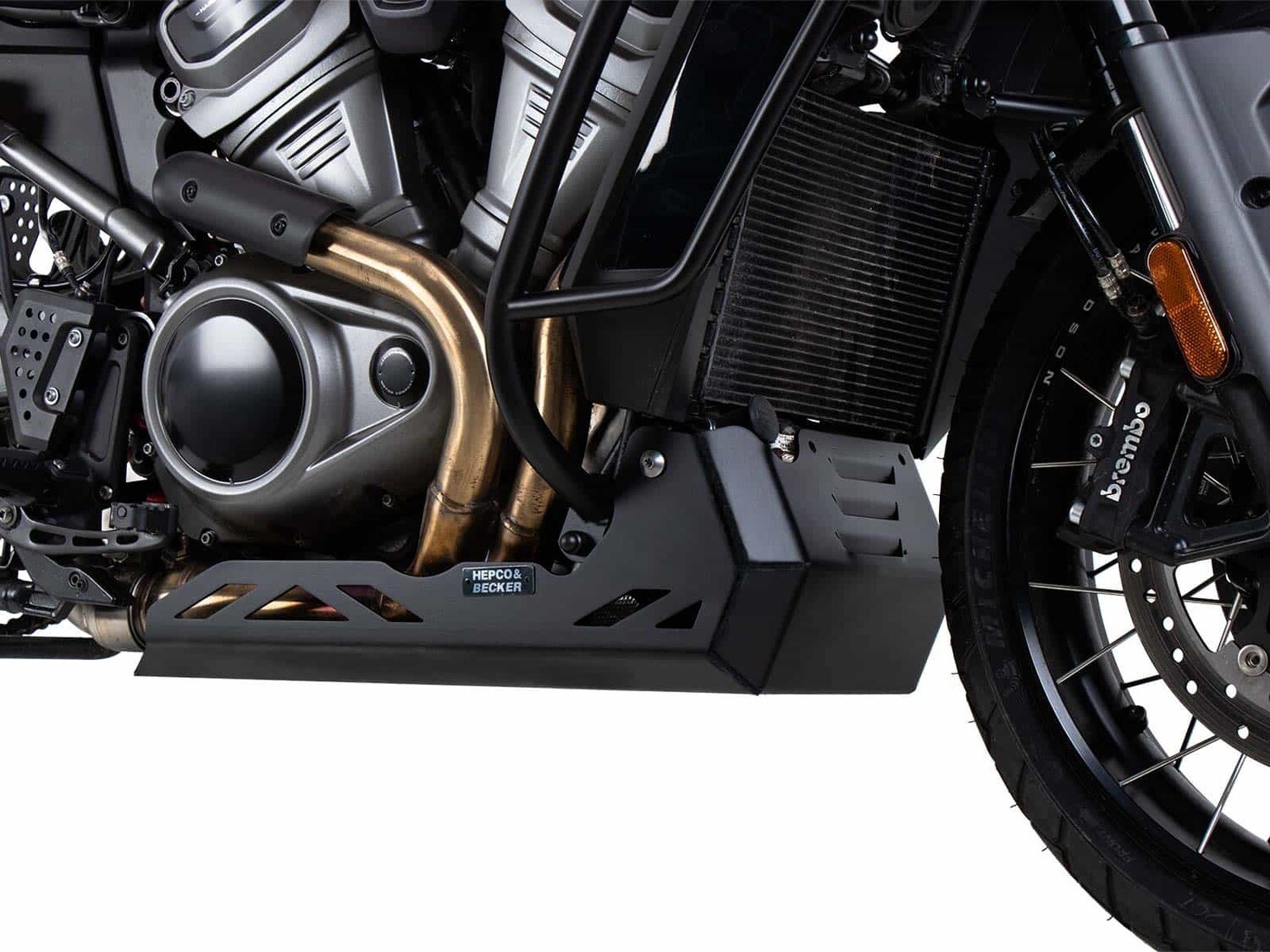 Hepco&Becker Harley Davidson Pan America (2021-) Motorschutzplatte schwarz