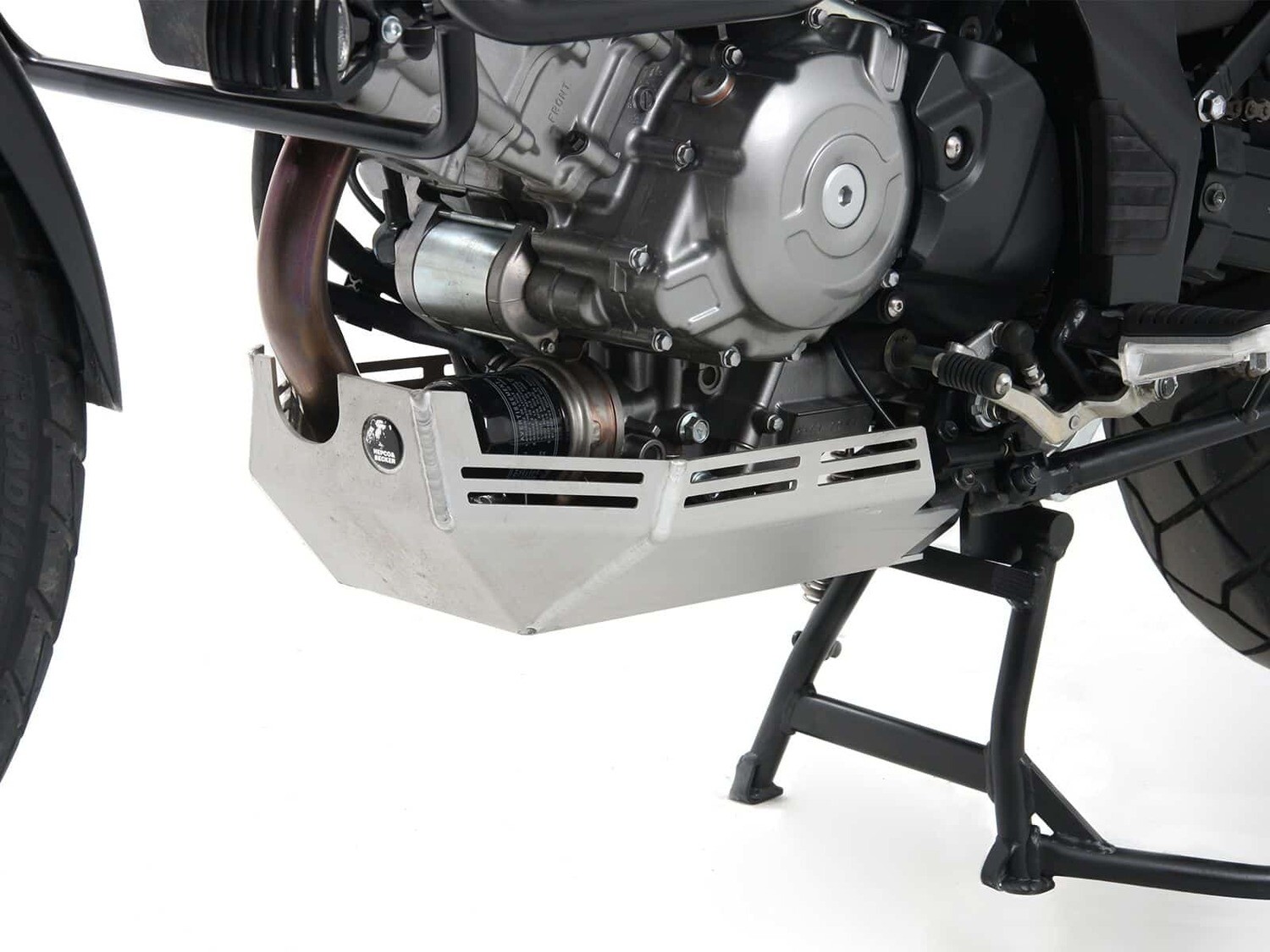 Hepco&Becker Suzuki V-Strom 650 L2/XT ABS (2012-2016)  Motorschutzplatte aluminium  schwarz