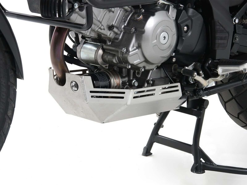 Hepco&Becker Suzuki V-Strom 650/XT (2017-) Motorschutzplatte aluminium  / schwarz