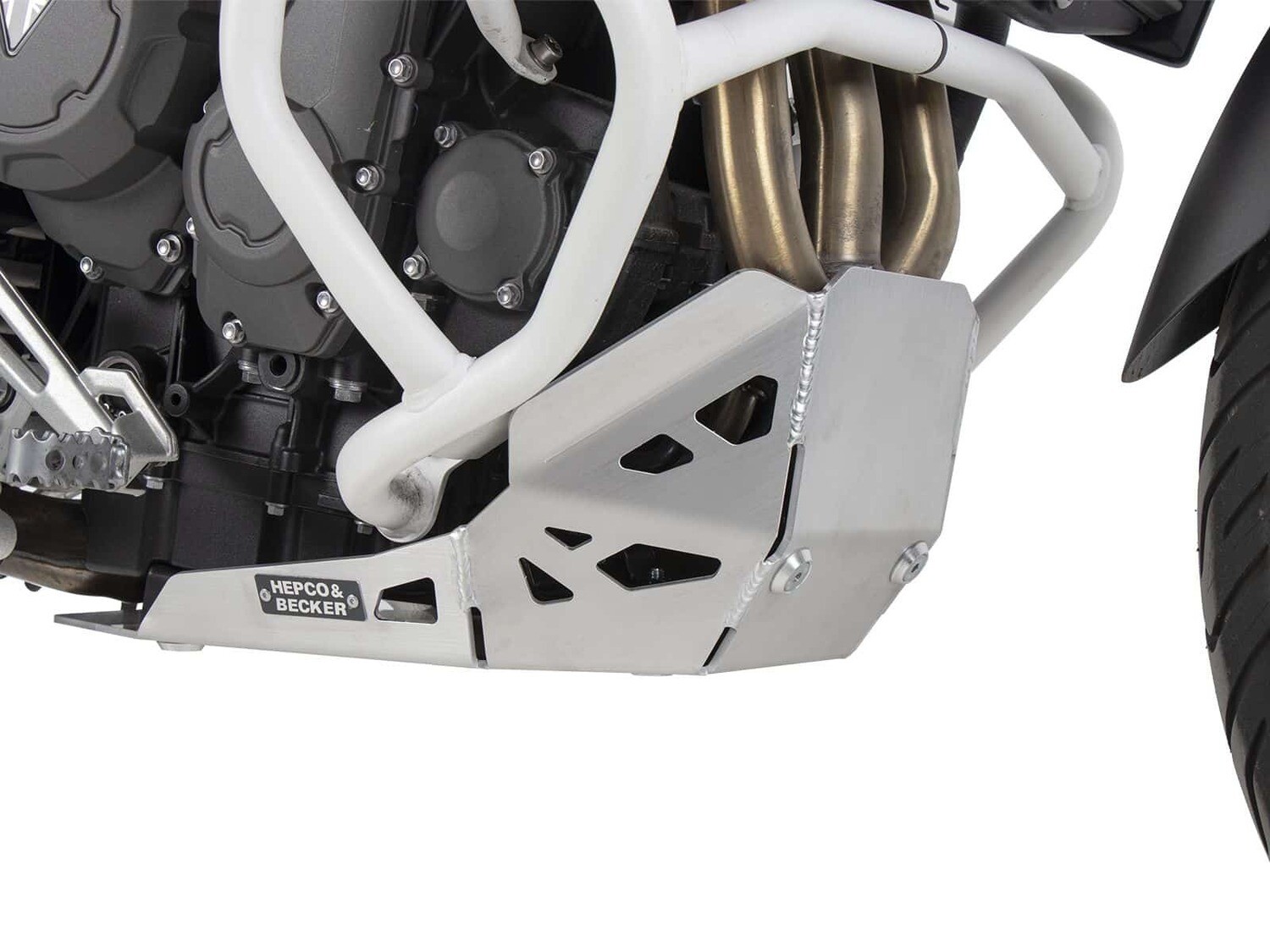 Hepco&Becker Triumph Tiger 850 Sport (2021-) Motorschutzplatte aluminium