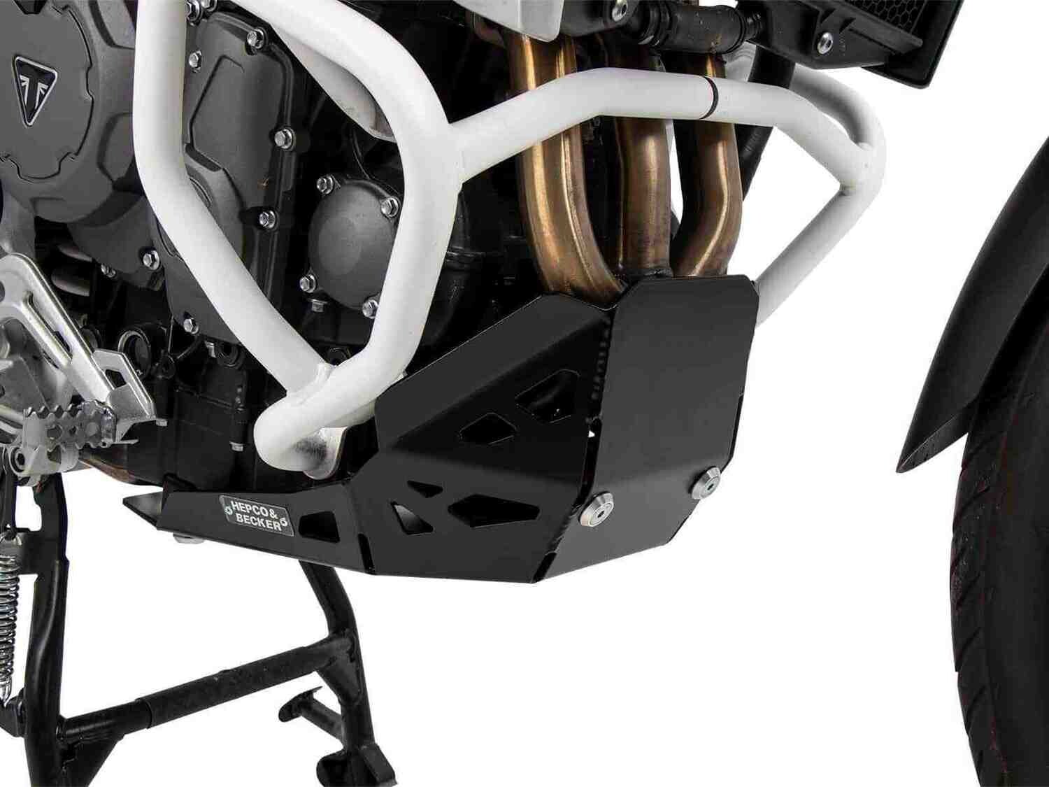 Hepco&Becker Triumph Tiger 900 / Rally / GT / PRO (2020-) Motorschutzplatte aluminium schwarz