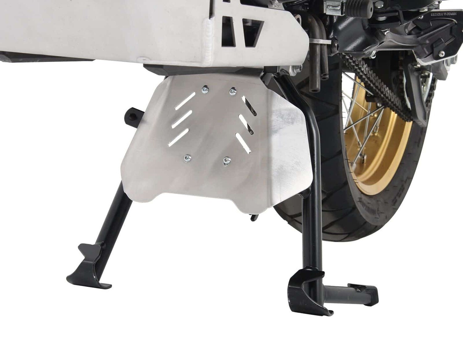 Hepco&Becker Honda CRF 1100L Africa Twin Adventure Sports (2020-)  Aluminium-Schutzplatte für Hepco&Becker Hauptständer