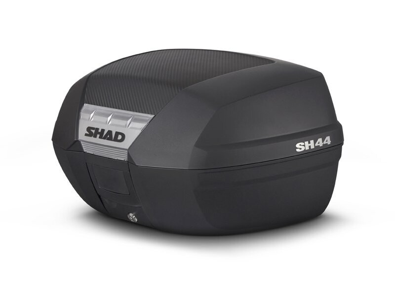 SHAD Topcase SH44 schwarz/carbon 44 Liter mit Trägerplatte