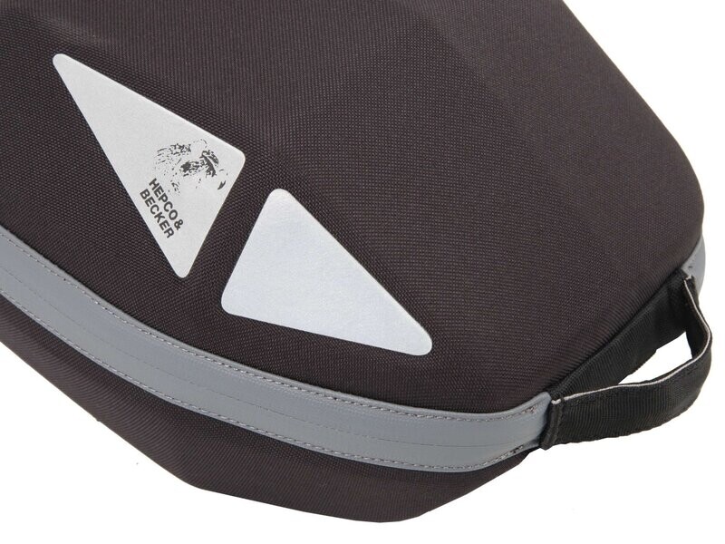 Hepco&Becker Tankrucksack / Hecktasche Lock-it Royster Daypack 5 ltr. schwarz mit grauem Reißverschluss