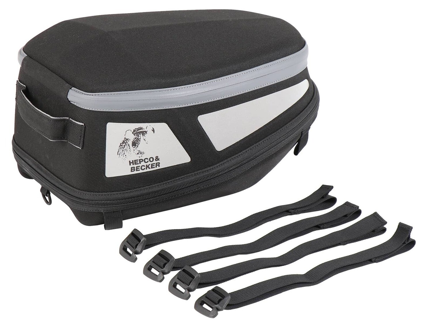 Hepco&Becker Royster Rearbag Sport mit Gurtbefestigung - schwarz/grau