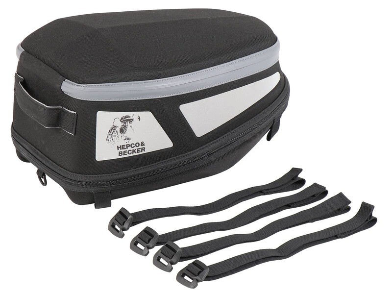 Hepco&Becker Royster Rearbag Sport mit Gurtbefestigung - schwarz/grau