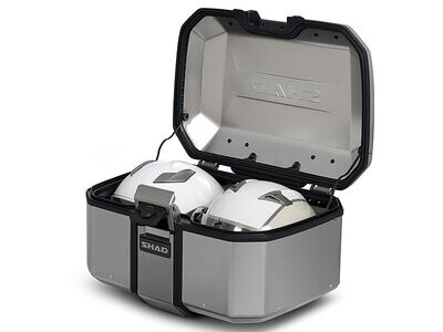 SHAD Topcase TR55 TERRA silber Aluminium   55Liter