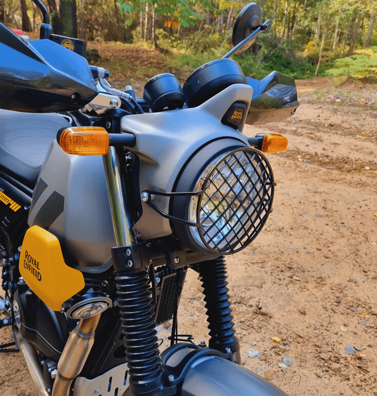 Hepco&Becker Lampenschutzgitter schwarz für Royal Enfield Scram 411 (2022-)