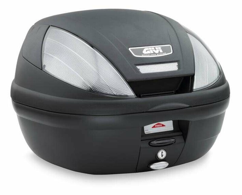 GIVI E370 Tech - Monolock Topcase mit Platte schwarz uni GIVI E370 Tech - Monolock Topcase mit Platte schwarz uni
