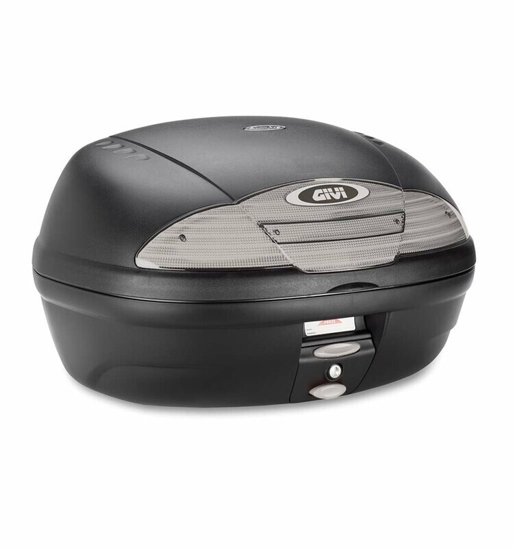 GIVI E450 Simply II TECH Monolock Topcase schwarz mit Platte GIVI E450 Simply II TECH Monolock Topcase schwarz mit Platte