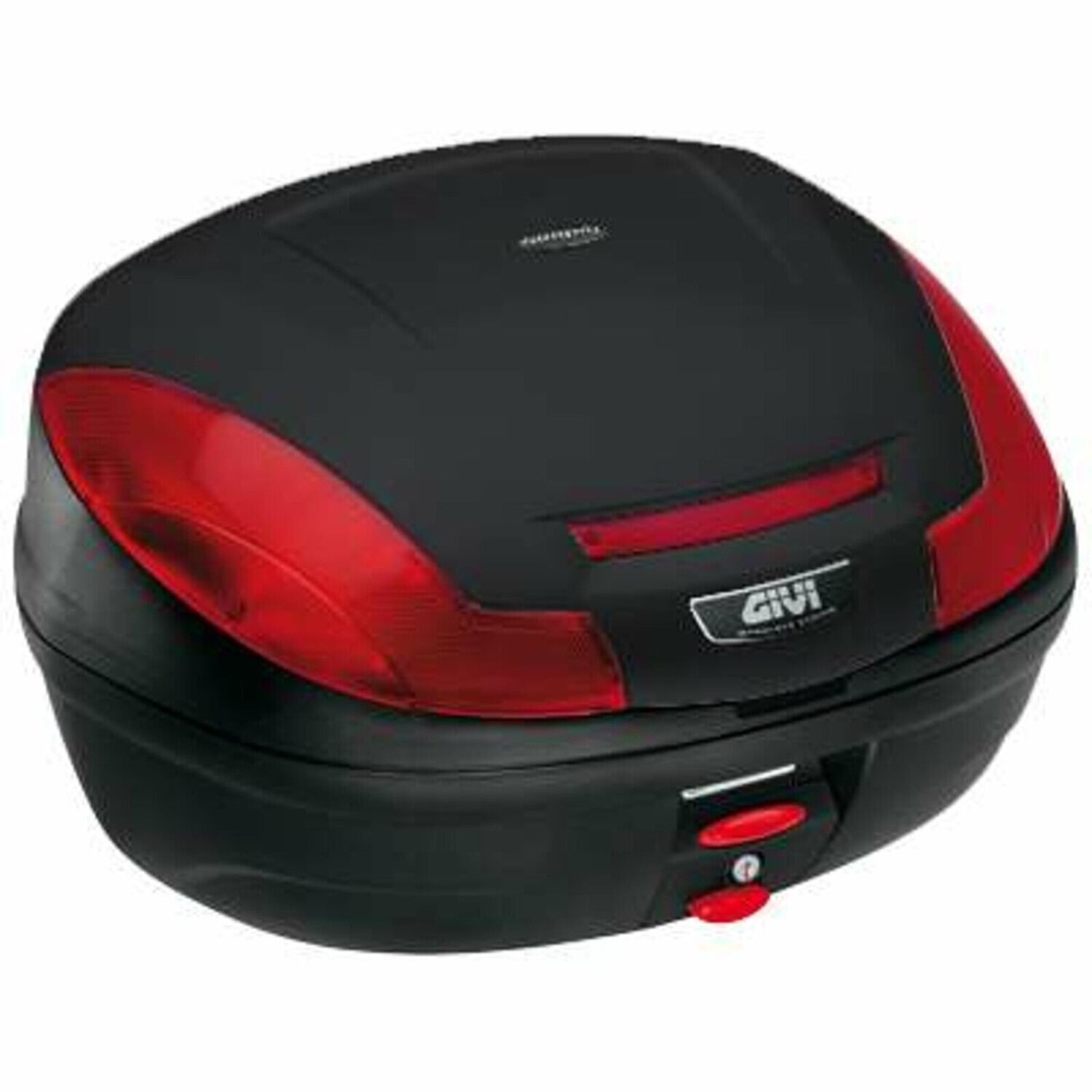 GIVI E470 Simply III - Monolock Topcase mit Platte und COVER schwarz matt