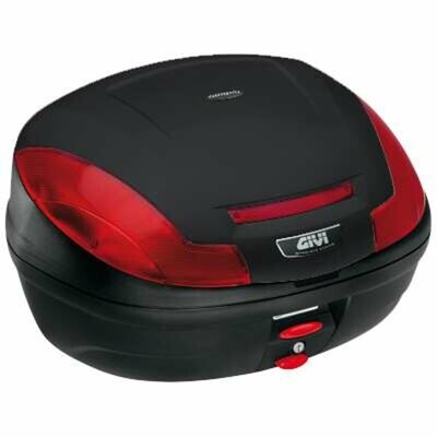 GIVI E470 Simply III - Monolock Topcase mit Platte und COVER schwarz matt GIVI E470 Simply III - Monolock Topcase mit Platte und COVER schwarz matt