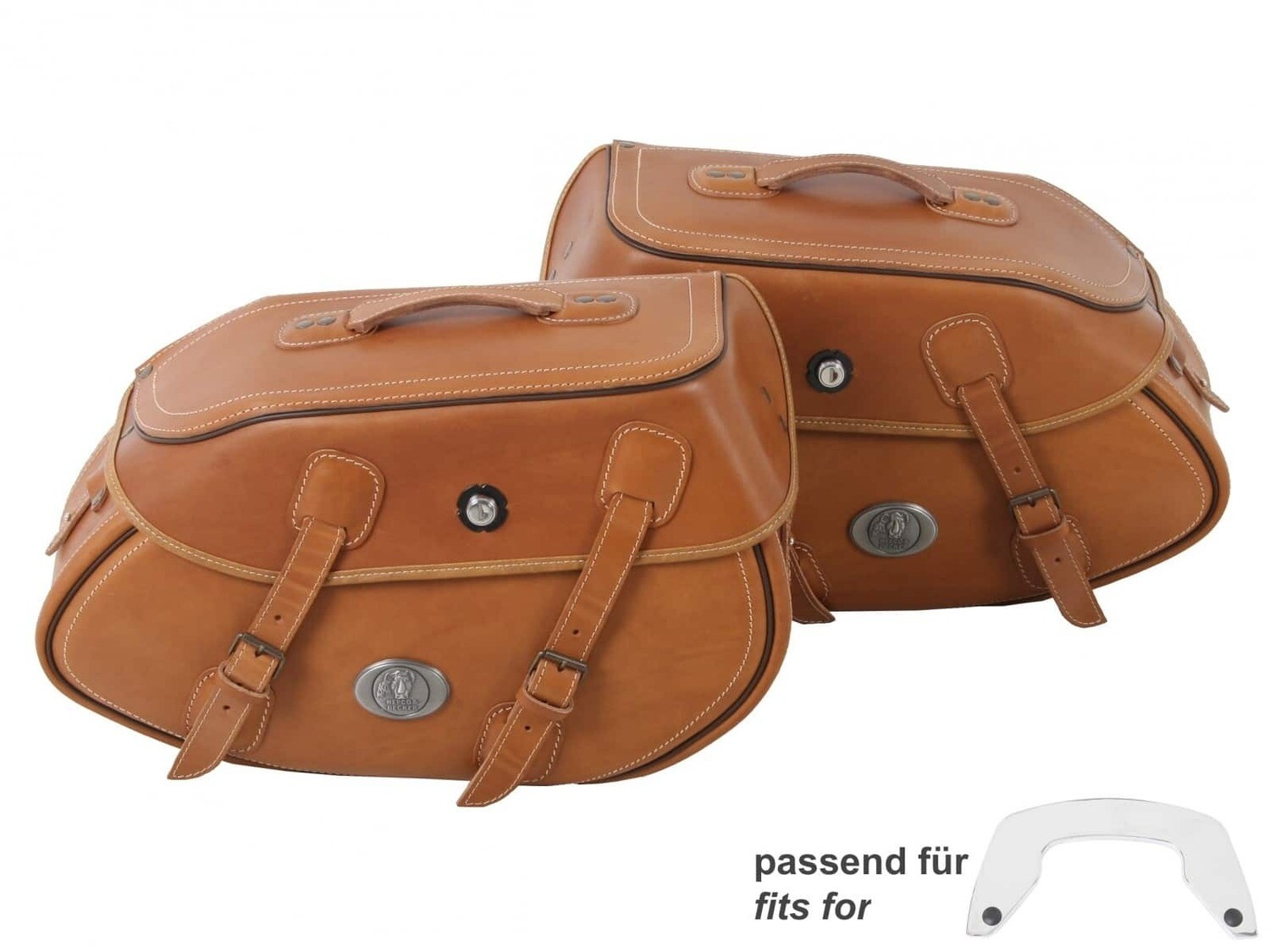 Hepco&Becker Satteltaschensatz Buffalo sandbraun für C-Bow Träger