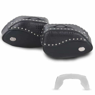 Hepco&Becker Satteltaschensatz Ivory black für C-Bow Träger Hepco&Becker Satteltaschensatz Ivory black für C-Bow Träger