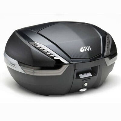 GIVI V47 TECH Monokey Topcase in Carbon Optik transparenten Reflektoren