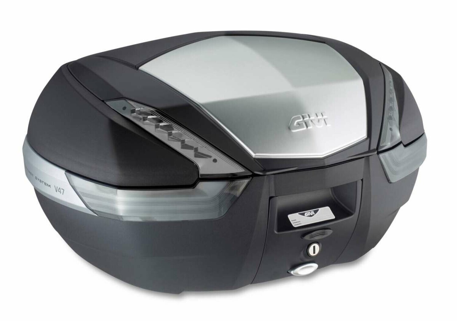 GIVI V47 Tech Monokey Topcase mit Alu Blende Volumen 47 Liter